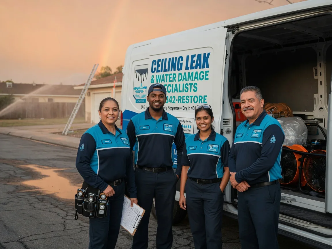 Ceiling Leak Cleanup company in Ponder, TX